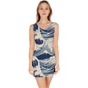 Japanese Wave Pattern Bodycon Dress View1