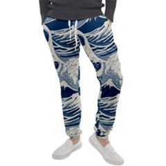 Japanese Wave Pattern Men s Jogger Sweatpants