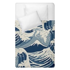 Japanese Wave Pattern Duvet Cover Double Side (Single Size)