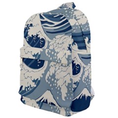 Japanese Wave Pattern Classic Backpack