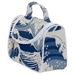 Japanese Wave Pattern Satchel Handbag by Wav3s