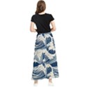 Japanese Wave Pattern Maxi Chiffon Skirt View2