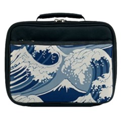 Japanese Wave Pattern Lunch Bag