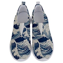 Japanese Wave Pattern No Lace Lightweight Shoes