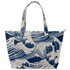 Japanese Wave Pattern Back Pocket Shoulder Bag  by Wav3s