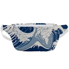 Japanese Wave Pattern Waist Bag 