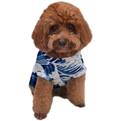 Japanese Wave Pattern Dog T-Shirt