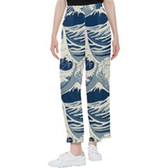 Japanese Wave Pattern Women s Pants 