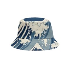 Japanese Wave Pattern Bucket Hat (Kids)