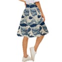 Japanese Wave Pattern Classic Short Skirt View3