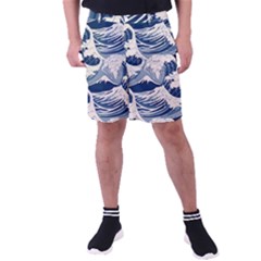 Japanese Wave Pattern Men s Pocket Shorts by Wav3s