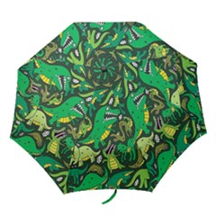 Dino Kawaii Folding Umbrellas by Wav3s