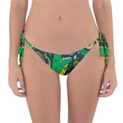 Dino Kawaii Reversible Bikini Bottoms by Wav3s