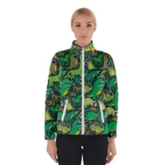 Dino Kawaii Women s Bomber Jacket by Wav3s