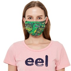 Dino Kawaii Cloth Face Mask (adult) by Wav3s