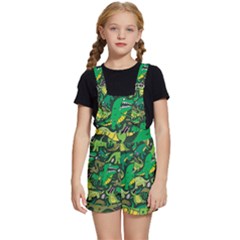 Dino Kawaii Kids  Short Overalls by Wav3s