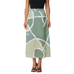 Mazipoodles In The Frame - Balanced Meal 31 Classic Midi Chiffon Skirt by Mazipoodles