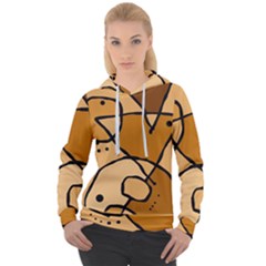 Mazipoodles In The Frame - Brown Women s Overhead Hoodie by Mazipoodles