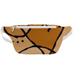 Mazipoodles In The Frame - Brown Waist Bag  by Mazipoodles