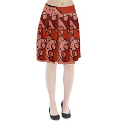 Mazipoodles In The Frame - Reds Pleated Skirt by Mazipoodles