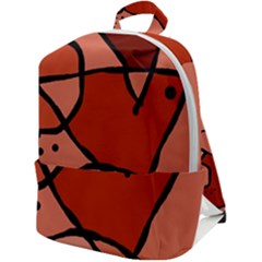 Mazipoodles In The Frame - Reds Zip Up Backpack by Mazipoodles