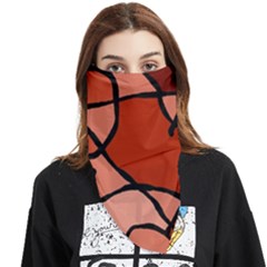 Mazipoodles In The Frame - Reds Face Covering Bandana (triangle) by Mazipoodles