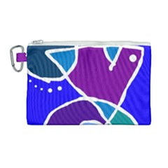 Mazipoodles In The Frame - Balanced Meal 2 Canvas Cosmetic Bag (large) by Mazipoodles