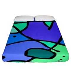 Mazipoodles In The Frame - Balanced Meal 5 Fitted Sheet (king Size) by Mazipoodles