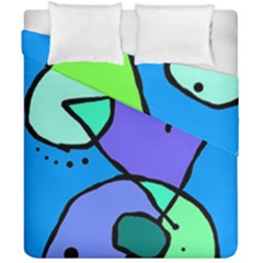 Mazipoodles In The Frame - Balanced Meal 5 Duvet Cover Double Side (california King Size) by Mazipoodles