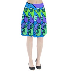 Mazipoodles In The Frame - Balanced Meal 5 Pleated Skirt by Mazipoodles