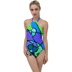Mazipoodles In The Frame - Balanced Meal 5 Go With The Flow One Piece Swimsuit by Mazipoodles
