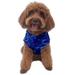 Blue Bubbles Abstract Dog Sweater by Vaneshop