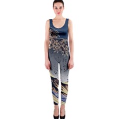 The Great Wave Off Kanagawa Japanese Waves One Piece Catsuit