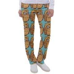 Owl Bird Pattern Women s Casual Pants by Vaneshop