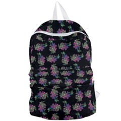 Midnight Noir Garden Chic Pattern Foldable Lightweight Backpack by dflcprintsclothing