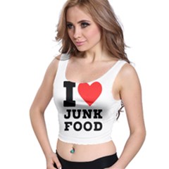 I love junk food Crop Top