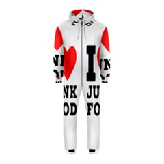 I Love Junk Food Hooded Jumpsuit (kids)