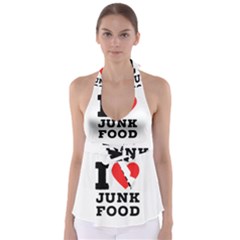 I Love Junk Food Babydoll Tankini Top by ilovewhateva
