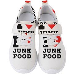 I Love Junk Food Men s Velcro Strap Shoes by ilovewhateva