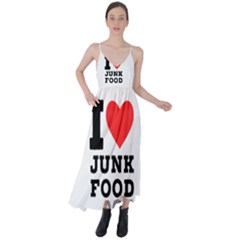 I Love Junk Food Tie Back Maxi Dress by ilovewhateva