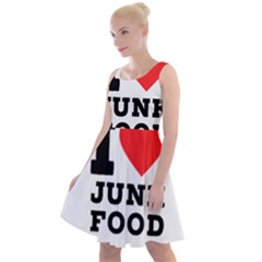 I Love Junk Food Knee Length Skater Dress by ilovewhateva