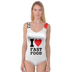 I Love Fast Food Princess Tank Leotard  by ilovewhateva