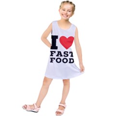 I Love Fast Food Kids  Tunic Dress by ilovewhateva