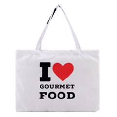 I Love Gourmet Food Medium Tote Bag by ilovewhateva