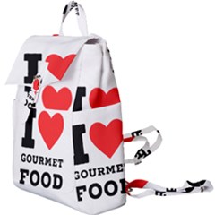 I Love Gourmet Food Buckle Everyday Backpack by ilovewhateva