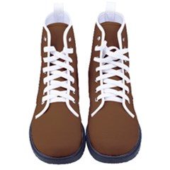 Gingerbread Brown	 - 	high-top Canvas Sneakers by ColorfulShoes