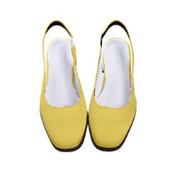 Roya Yellow	 - 	Classic Slingback Heels