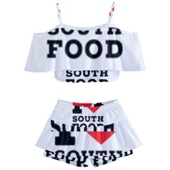 I Love South Food Kids  Off Shoulder Skirt Bikini by ilovewhateva