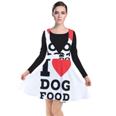 I Love Dog Food Plunge Pinafore Dress by ilovewhateva