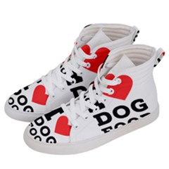 I Love Dog Food Women s Hi-top Skate Sneakers by ilovewhateva